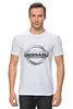 Заказать мужскую футболку в Москве. Футболка классическая NISSAN  от DESIGNER   - готовые дизайны и нанесение принтов.