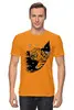 Заказать мужскую футболку в Москве. Футболка классическая Тигр арт от T-shirt print  - готовые дизайны и нанесение принтов.