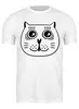 Заказать мужскую футболку в Москве. Футболка классическая Cats Here от oneredfoxstore@gmail.com - готовые дизайны и нанесение принтов.