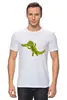 Заказать мужскую футболку в Москве. Футболка классическая Крокодил от Romanova - готовые дизайны и нанесение принтов.