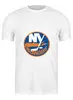 Заказать мужскую футболку в Москве. Футболка классическая New York Islanders от BURNSHIRTS - готовые дизайны и нанесение принтов.