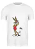 Заказать мужскую футболку в Москве. Футболка классическая Bugs Bunny_woman от Printio - готовые дизайны и нанесение принтов.