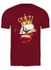Заказать мужскую футболку в Москве. Футболка классическая Череп в короне от Иван  - готовые дизайны и нанесение принтов.