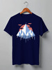Заказать мужскую футболку в Москве. Футболка классическая Mountains от oneredfoxstore@gmail.com - готовые дизайны и нанесение принтов.