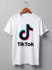 Заказать мужскую футболку в Москве. Футболка классическая TikTok  от DESIGNER   - готовые дизайны и нанесение принтов.