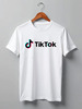 Заказать мужскую футболку в Москве. Футболка классическая TikTok  от DESIGNER   - готовые дизайны и нанесение принтов.