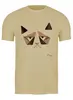 Заказать мужскую футболку в Москве. Футболка классическая Сердитый котик / Grumpy Cat (Art Nouveau) от defann - готовые дизайны и нанесение принтов.