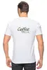 Заказать мужскую футболку в Москве. Футболка классическая Coffee break black от Елена Эйдукайтис - готовые дизайны и нанесение принтов.