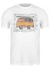 Заказать мужскую футболку в Москве. Футболка классическая Mountains от oneredfoxstore@gmail.com - готовые дизайны и нанесение принтов.