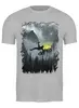 Заказать мужскую футболку в Москве. Футболка классическая Mountains Rider от oneredfoxstore@gmail.com - готовые дизайны и нанесение принтов.