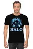 Заказать мужскую футболку в Москве. Футболка классическая Halo Game от kardakov94@mail.ru - готовые дизайны и нанесение принтов.