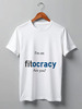 Заказать мужскую футболку в Москве. Футболка классическая I'm on fitocracy, are you? от Juriy Zaytsev - готовые дизайны и нанесение принтов.