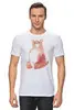 Заказать мужскую футболку в Москве. Футболка классическая Bear Here от oneredfoxstore@gmail.com - готовые дизайны и нанесение принтов.