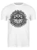 Заказать мужскую футболку в Москве. Футболка классическая Символ солнца от Leichenwagen - готовые дизайны и нанесение принтов.