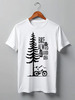Заказать мужскую футболку в Москве. Футболка классическая Mountain Bike от oneredfoxstore@gmail.com - готовые дизайны и нанесение принтов.