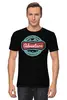 Заказать мужскую футболку в Москве. Футболка классическая Mountains от oneredfoxstore@gmail.com - готовые дизайны и нанесение принтов.