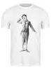 Заказать мужскую футболку в Москве. Футболка классическая Чарли Чаплин от CoolDesign - готовые дизайны и нанесение принтов.