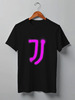 Заказать мужскую футболку в Москве. Футболка классическая Juventus | Spray logo (2021) от 0x000000123 - готовые дизайны и нанесение принтов.