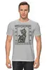 Заказать мужскую футболку в Москве. Футболка классическая Кошка от oneredfoxstore@gmail.com - готовые дизайны и нанесение принтов.