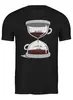 Заказать мужскую футболку в Москве. Футболка классическая COFFEE TIME / Время Кофе от crash - готовые дизайны и нанесение принтов.