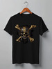 Заказать мужскую футболку в Москве. Футболка классическая Skulls Pirates of the Caribbean Logo от to4a - готовые дизайны и нанесение принтов.