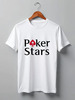 Заказать мужскую футболку в Москве. Футболка классическая PokerStars от YellowCloverShop - готовые дизайны и нанесение принтов.