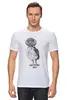 Заказать мужскую футболку в Москве. Футболка классическая Забавная сова от tanashtanko@yandex.ru - готовые дизайны и нанесение принтов.