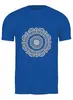 Заказать мужскую футболку в Москве. Футболка классическая Символ лотоса от liya - готовые дизайны и нанесение принтов.