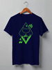 Заказать мужскую футболку в Москве. Футболка классическая Fox Here от oneredfoxstore@gmail.com - готовые дизайны и нанесение принтов.