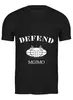Заказать мужскую футболку в Москве. Футболка классическая Defend MGIMO от Dmitry Miller - готовые дизайны и нанесение принтов.