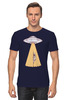 Заказать мужскую футболку в Москве. Футболка классическая Закрытый космос от skynatural - готовые дизайны и нанесение принтов.