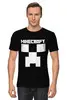 Заказать мужскую футболку в Москве. Футболка классическая MINECRAFT CREEPER от weeert - готовые дизайны и нанесение принтов.