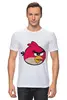 Заказать мужскую футболку в Москве. Футболка классическая Angry Birds от Kung Fu  - готовые дизайны и нанесение принтов.
