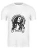Заказать мужскую футболку в Москве. Футболка классическая Bob Marley от Fedor - готовые дизайны и нанесение принтов.