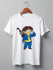 Заказать мужскую футболку в Москве. Футболка классическая Vault Boy от YellowCloverShop - готовые дизайны и нанесение принтов.
