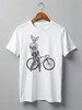 Заказать мужскую футболку в Москве. Футболка классическая Bike Punk Cat от oneredfoxstore@gmail.com - готовые дизайны и нанесение принтов.