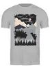 Заказать мужскую футболку в Москве. Футболка классическая Canyon от oneredfoxstore@gmail.com - готовые дизайны и нанесение принтов.