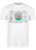 Заказать мужскую футболку в Москве. Футболка классическая Mountains от oneredfoxstore@gmail.com - готовые дизайны и нанесение принтов.