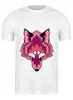Заказать мужскую футболку в Москве. Футболка классическая Волк ( Wolf ) от Zamula - готовые дизайны и нанесение принтов.