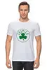 Заказать мужскую футболку в Москве. Футболка классическая худи Бостон Селтикс от oldmasta@gmail.com - готовые дизайны и нанесение принтов.