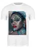 Заказать мужскую футболку в Москве. Футболка классическая Rihanna от Vladec11 - готовые дизайны и нанесение принтов.