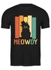 Заказать мужскую футболку в Москве. Футболка классическая Meowdy от skynatural - готовые дизайны и нанесение принтов.