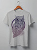 Заказать мужскую футболку в Москве. Футболка классическая CELTIC OWL от RAIDHO  - готовые дизайны и нанесение принтов.