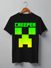 Заказать мужскую футболку в Москве. Футболка классическая MINECRAFT CREEPER от vista12761@rambler.ru - готовые дизайны и нанесение принтов.