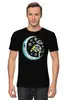 Заказать мужскую футболку в Москве. Футболка классическая Астронавт   от T-shirt print  - готовые дизайны и нанесение принтов.