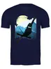 Заказать мужскую футболку в Москве. Футболка классическая Ski Ride от oneredfoxstore@gmail.com - готовые дизайны и нанесение принтов.