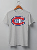 Заказать мужскую футболку в Москве. Футболка классическая Montreal Canadiens от Pomidor - готовые дизайны и нанесение принтов.