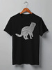 Заказать мужскую футболку в Москве. Футболка классическая Cats Here от oneredfoxstore@gmail.com - готовые дизайны и нанесение принтов.
