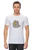Заказать мужскую футболку в Москве. Футболка классическая котик от THE_NISE  - готовые дизайны и нанесение принтов.