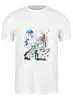 Заказать мужскую футболку в Москве. Футболка классическая Santorini Greece от littlearzi - готовые дизайны и нанесение принтов.